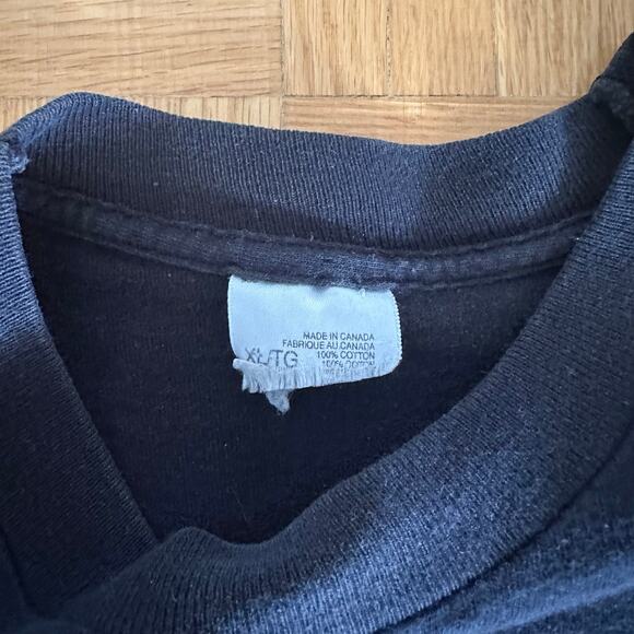 Vintage 90s Toronto Raptors Lightning Single Stitch shirt XL - Picture 3 of 3